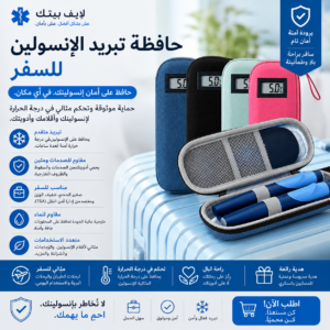 Lifebetic حافظة المبردة للسفر وحفظ الإنسولين