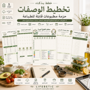 recipe planning printable bundle ar