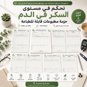 take control of your blood sugar – printable bundle ar